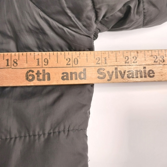 Stoic Womens Large Black Puffer Jacket Stand Up Collar - Picture 6 of 7